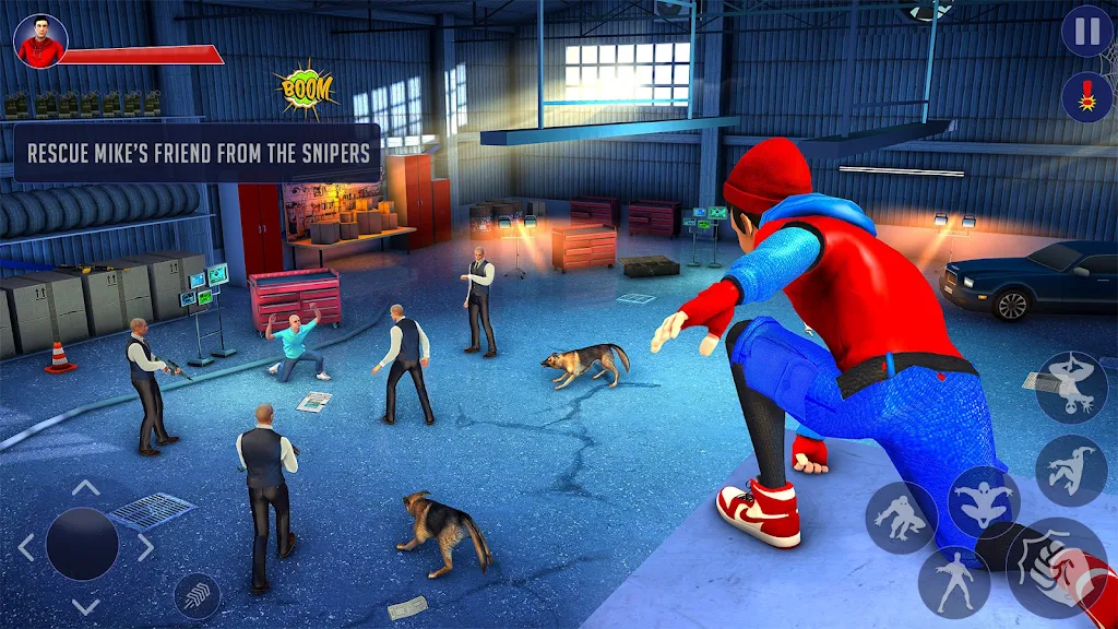 Flying Spider Fight Hero Games Screenshot2