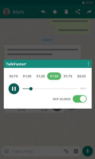 TalkFaster! - Speed up voice messages Screenshot3