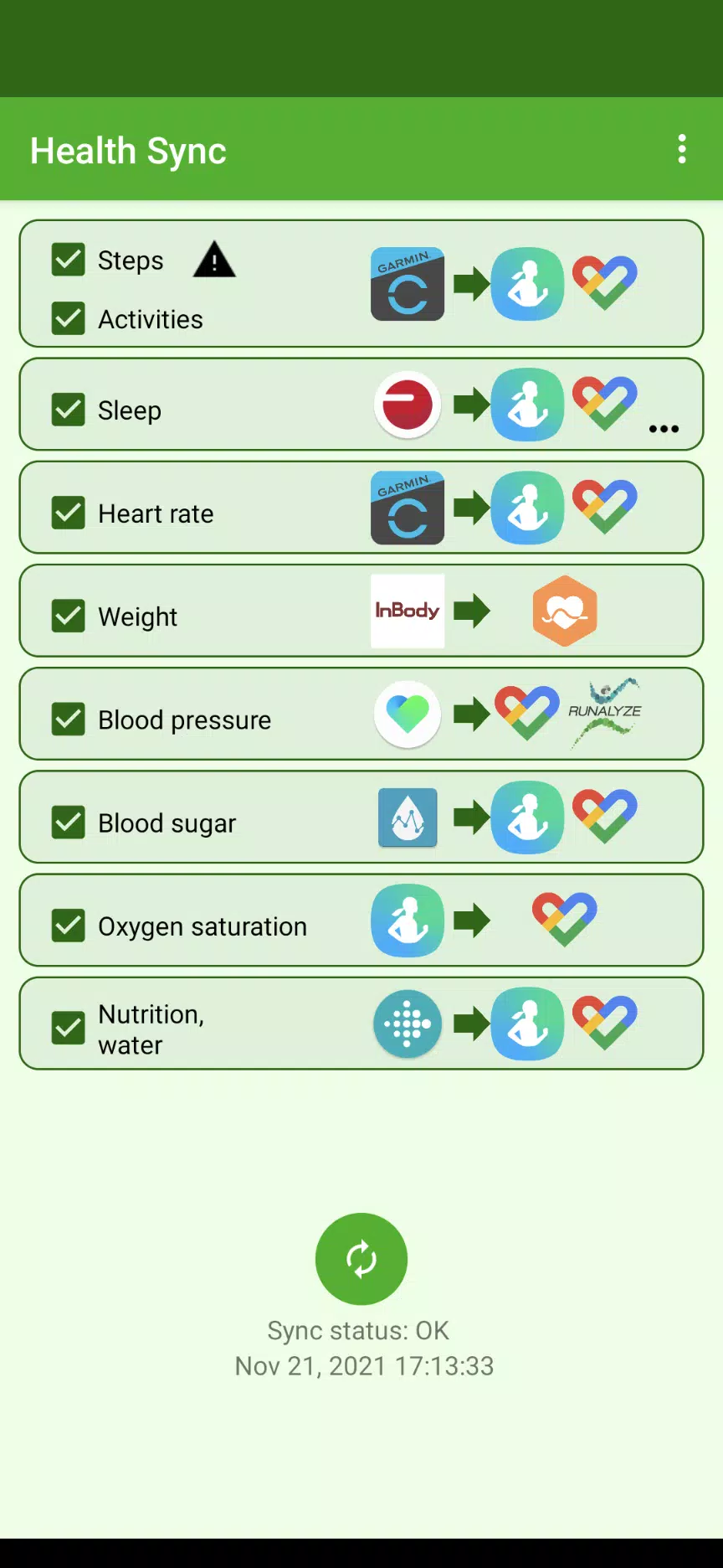 Health Sync Screenshot3