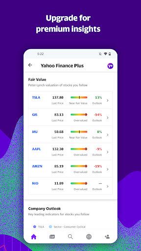 Yahoo Finance - Stock Market Screenshot1