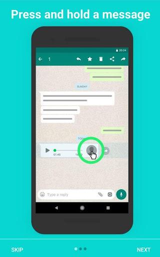 TalkFaster! - Speed up voice messages Screenshot1