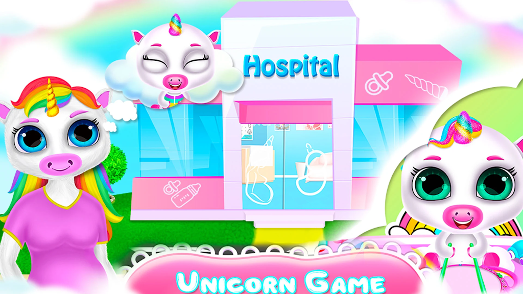 Unicorn newborn babysitter Screenshot1