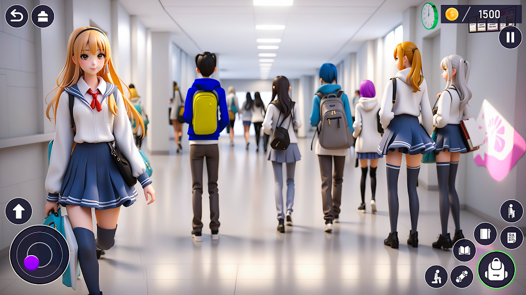 High School Love Anime Games Screenshot2