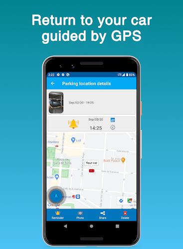 Find my car - save parking loc Screenshot4