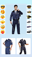 Men Police Suit - Photo Editor Screenshot6