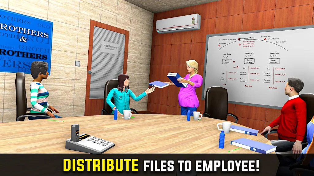 Pregnant Mother Office Life 3D Screenshot1