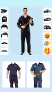 Men Police Suit - Photo Editor Screenshot5