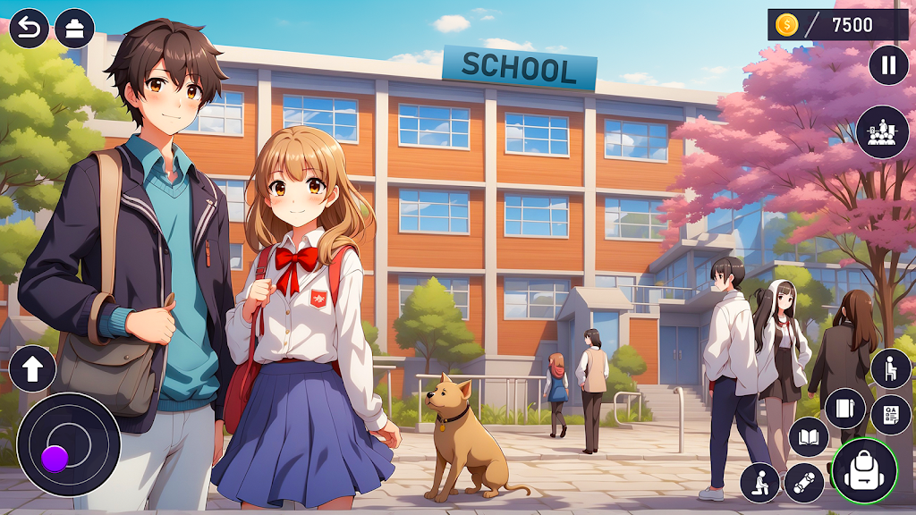 High School Love Anime Games Screenshot3