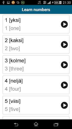 Learn Finnish - 50 languages Screenshot22