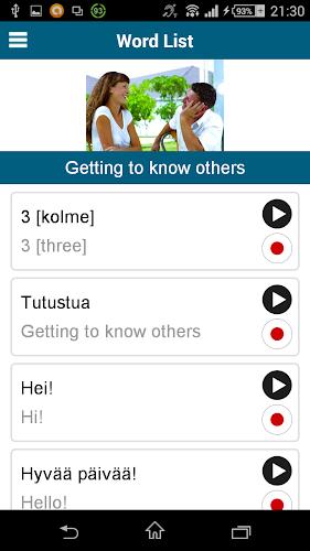 Learn Finnish - 50 languages Screenshot5