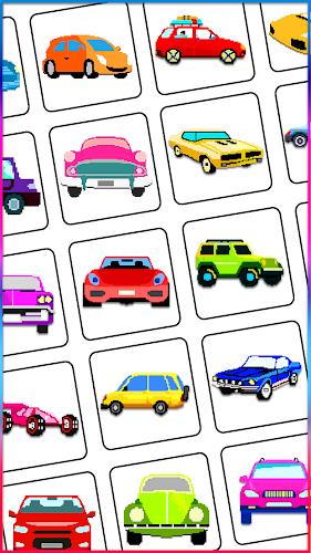 Cars Pixel Art Color by Number Screenshot5