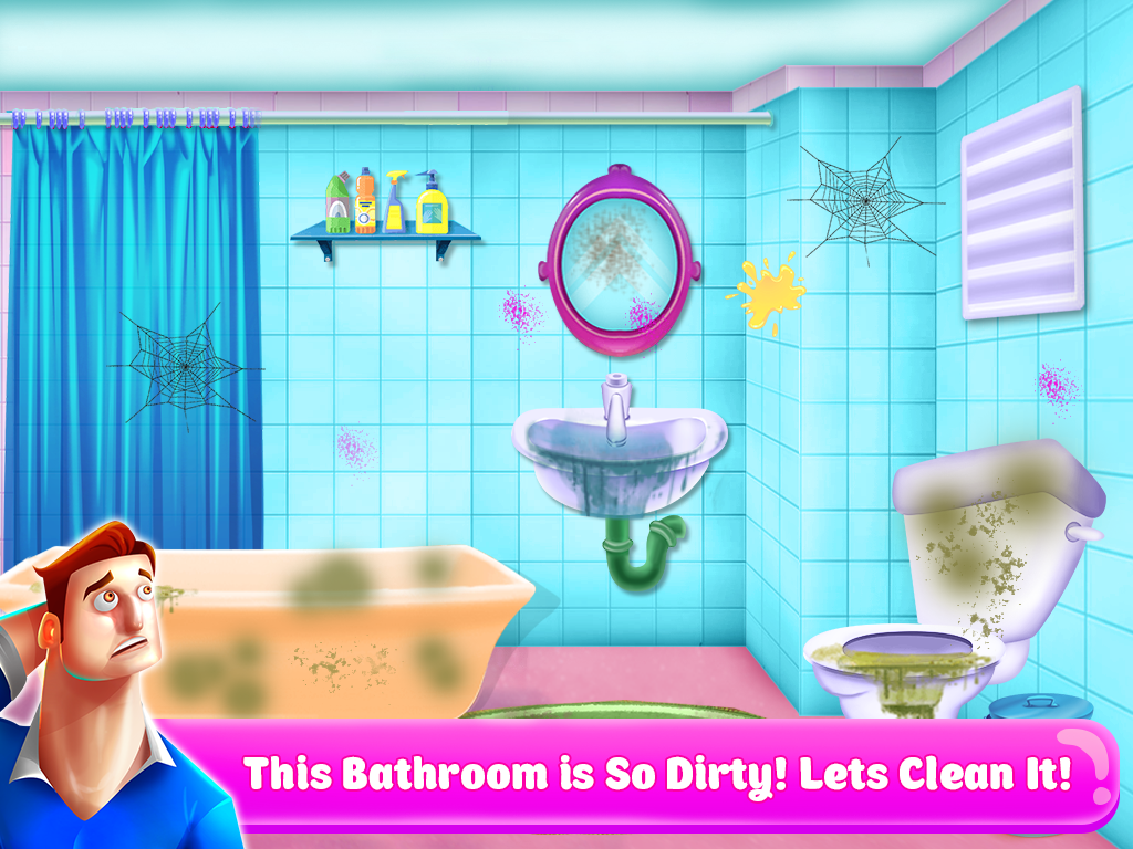 Girl home cleaning games Screenshot2