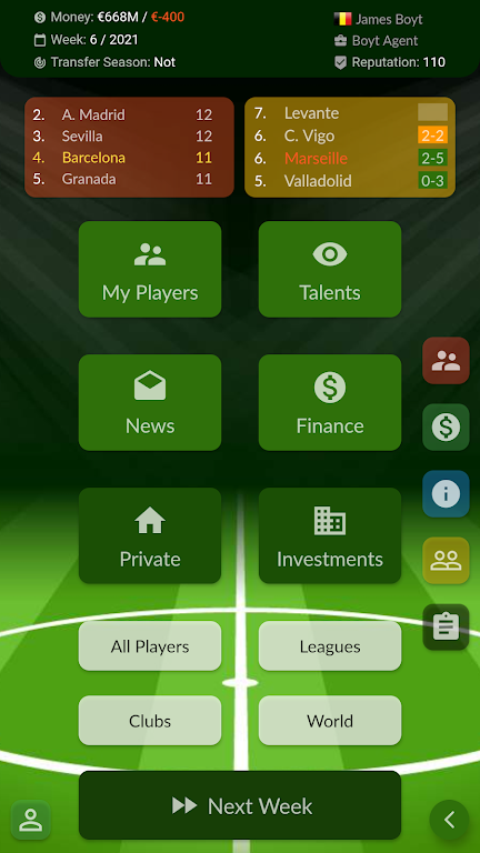 Soccer Agent Screenshot2