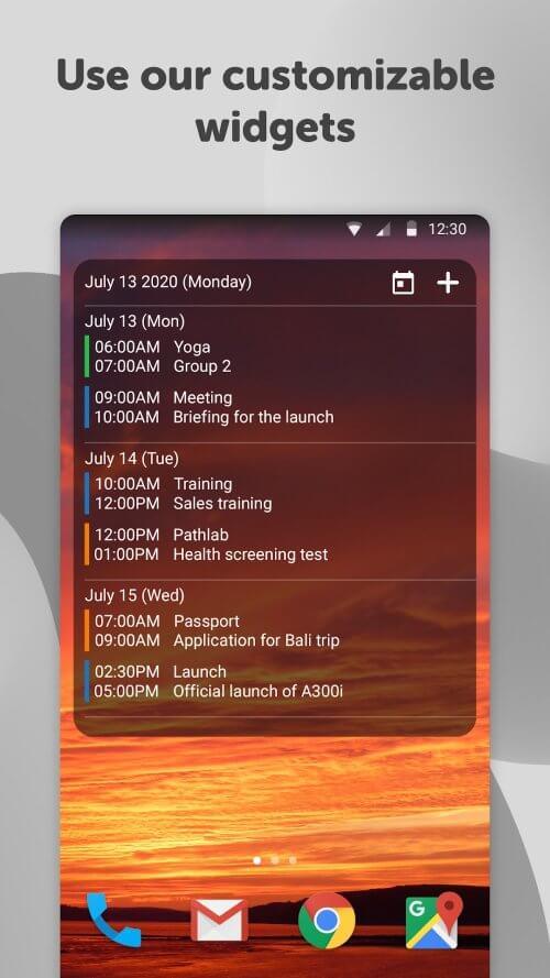 Simple Calendar Pro Screenshot2