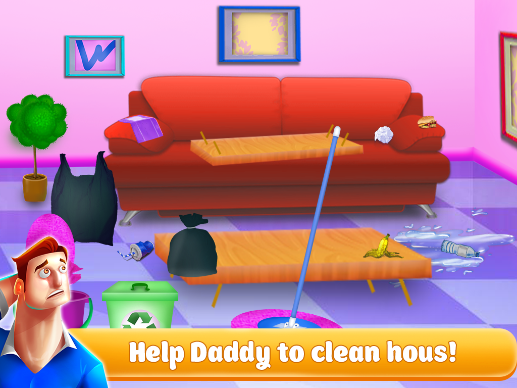 Girl home cleaning games Screenshot1