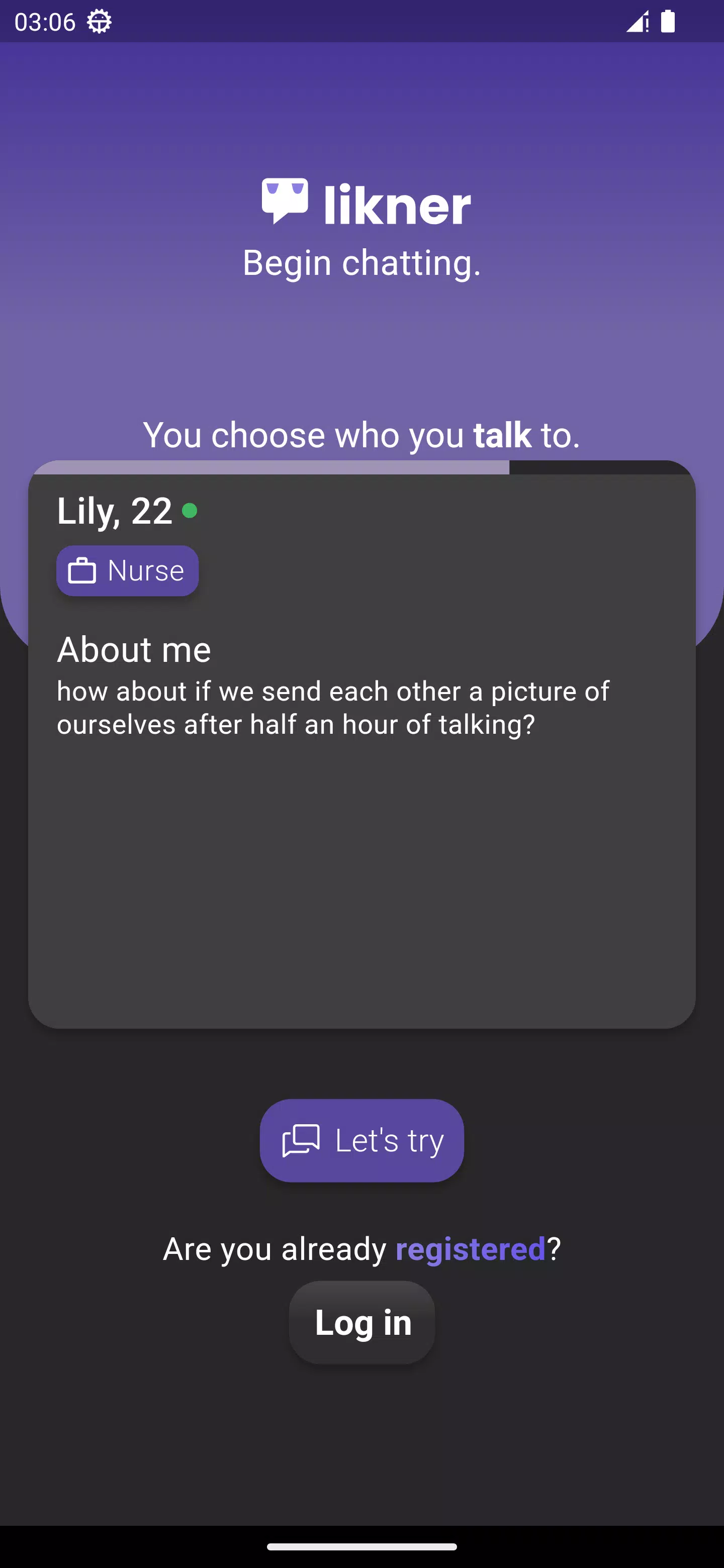 likner - Chat without pictures Screenshot2