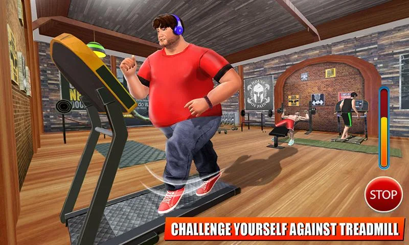 Fat Boy Gym Fitness Games Screenshot1