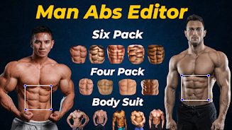 Six pack abs editor for Men Screenshot1