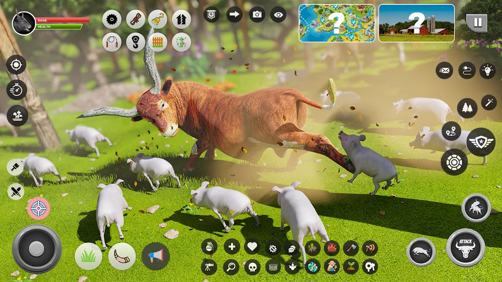 Wild Battle Craft Bull Games Screenshot2