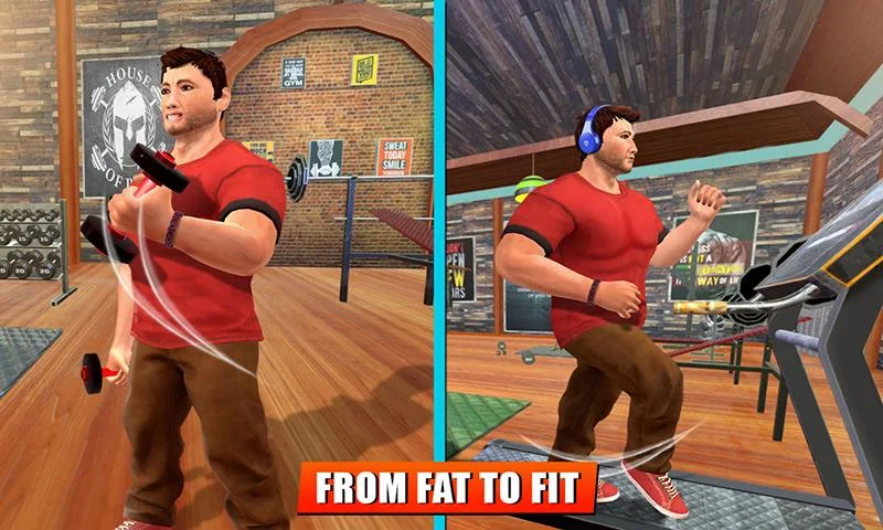 Fat Boy Gym Fitness Games Screenshot2