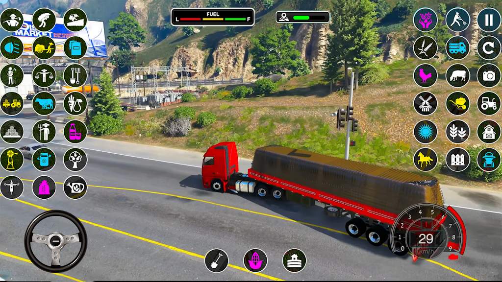 Real Cargo Truck Driving Games Screenshot4