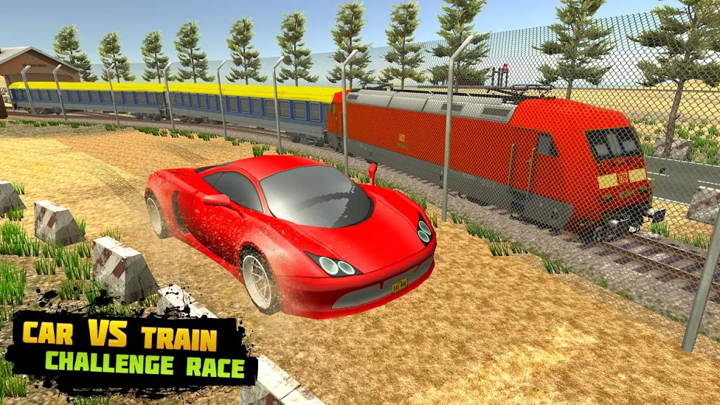 Train Racing 3d- Bus Vs Train Screenshot4