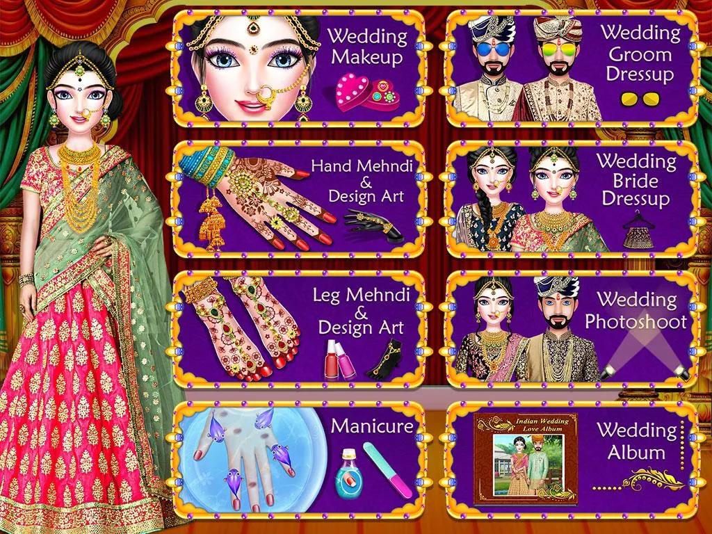 North Indian Wedding Dress Up Screenshot4