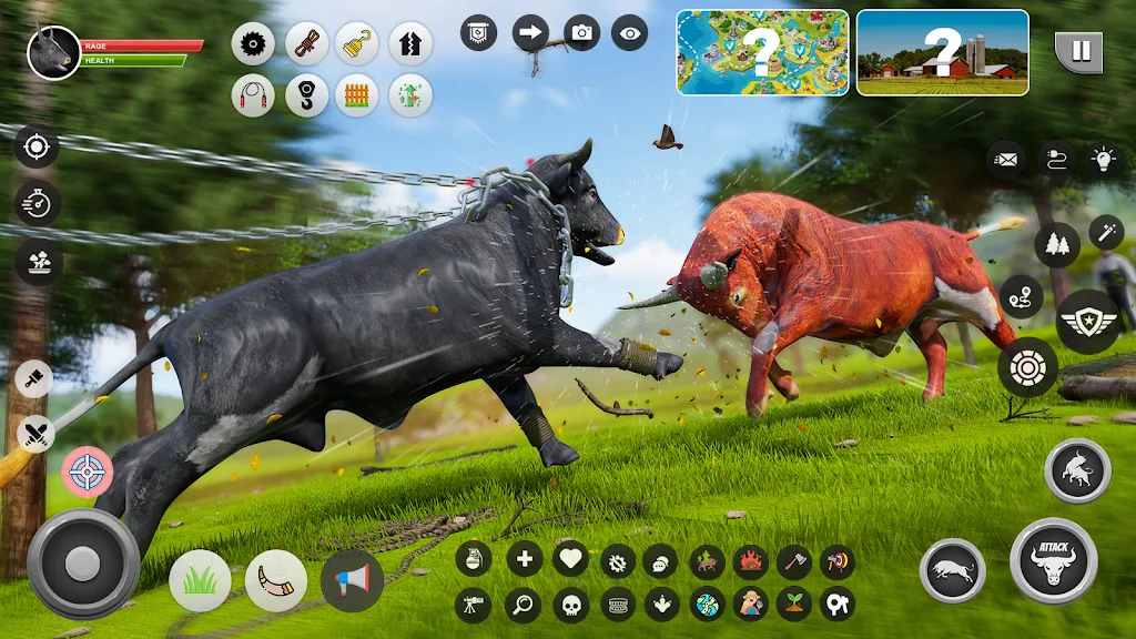 Wild Battle Craft Bull Games Screenshot3