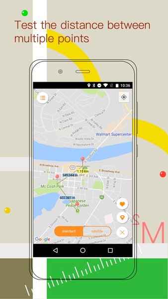GPS Map Ruler Screenshot6