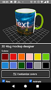 3D Mug Mockup Designer Screenshot1