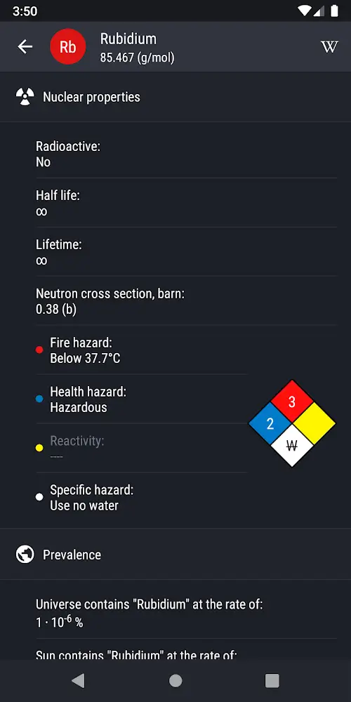 Periodic Table 2023 PRO Screenshot3