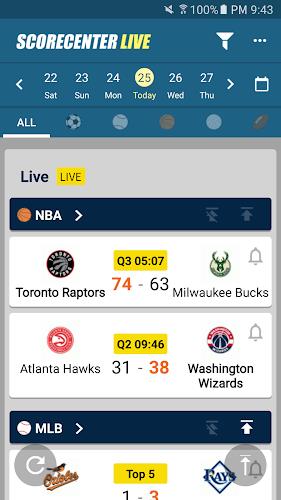 ScoreCenter Live : All sports Screenshot3