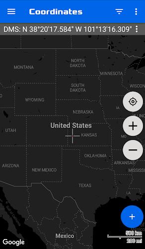 GPS Coordinates Map Screenshot3