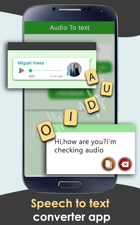 Audio to Text Converter for What's App Screenshot1