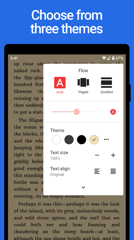 Lithium EPUB Reader Screenshot1