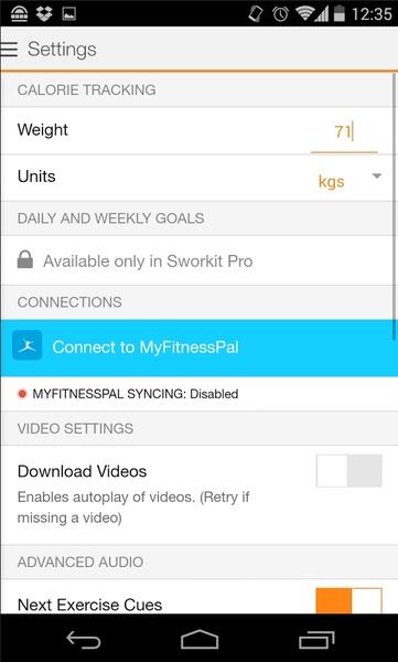 Sworkit Screenshot3