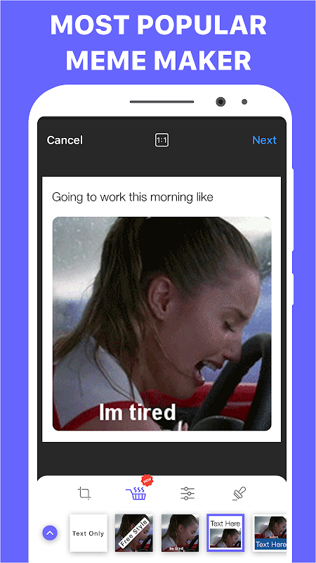 Memes Maker & Generator + Funny Video Meme Creator Screenshot1