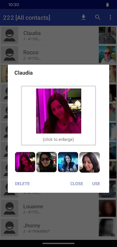 Contact Photo Sync Screenshot1