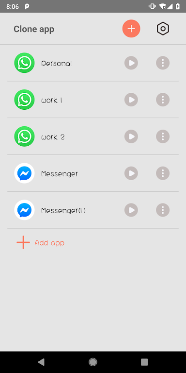 Clone app - Run multiple accounts Screenshot2
