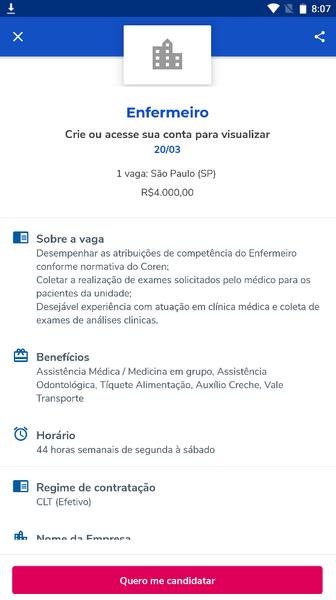 Vagas de Emprego: Catho Screenshot6