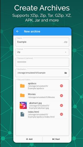 7Z - Files Manager: Zip, 7Zip, Rar & archive files Screenshot3