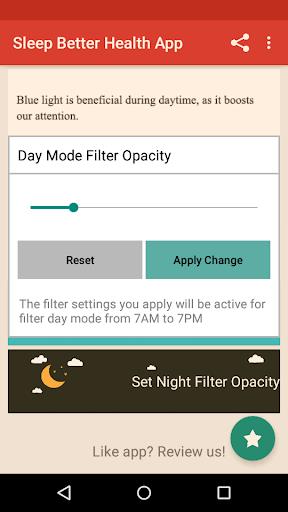 Night Shift: Blue Light Filter Screenshot1