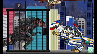 T-rex Cops- Combine DinoRobot Screenshot2