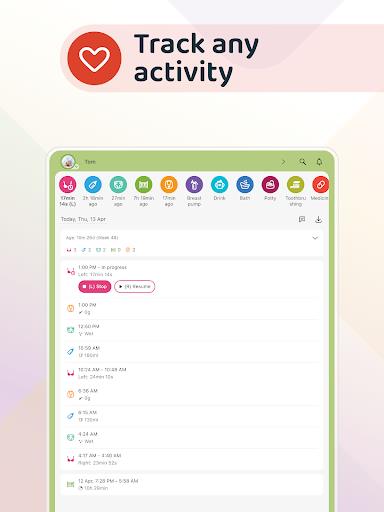 Baby Daybook - Breastfeeding & Care Tracker Screenshot1