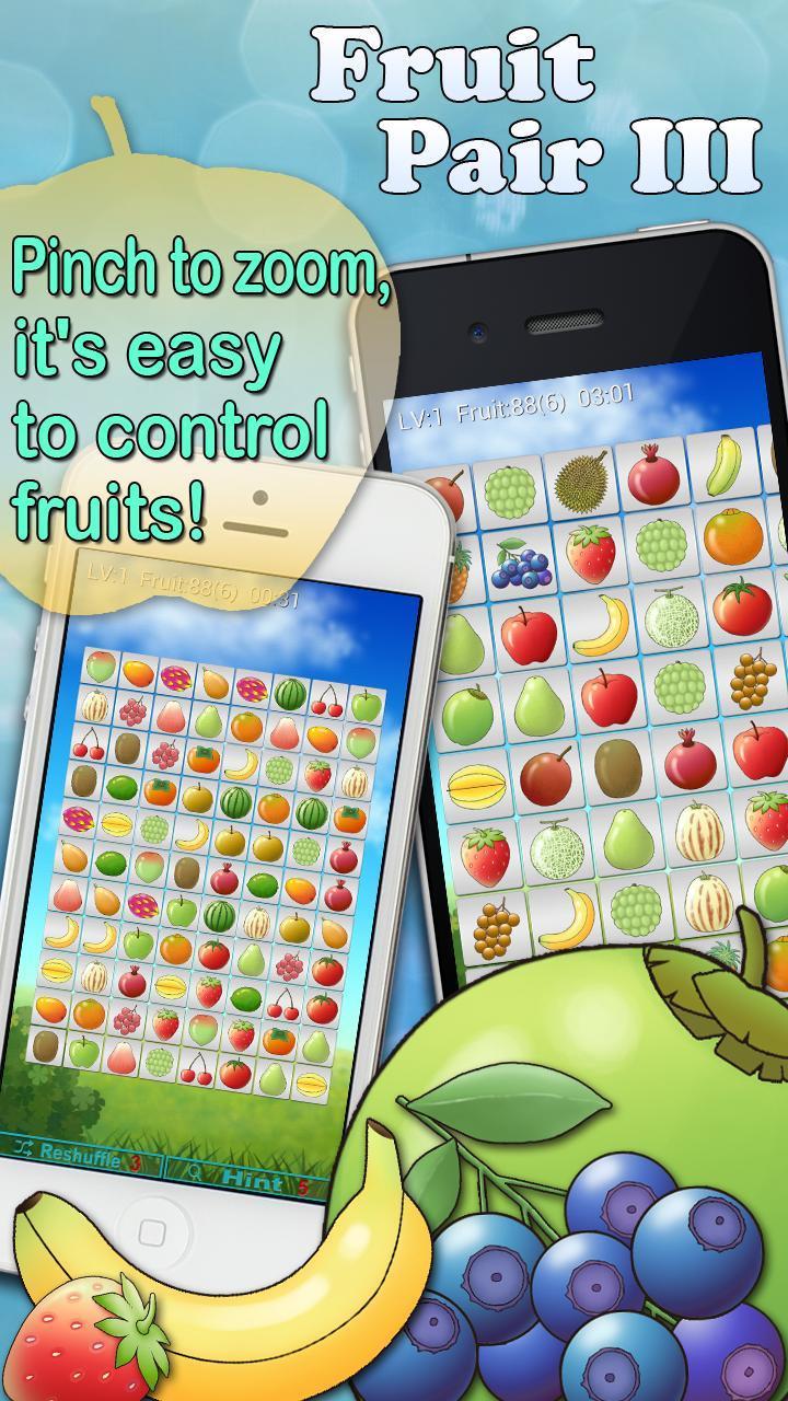 Fruit Pair 3 - Matching Game Screenshot1