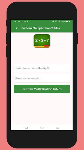 Maths Multiplication Tables Screenshot4