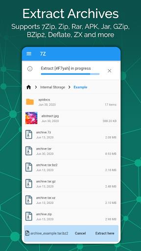 7Z - Files Manager: Zip, 7Zip, Rar & archive files Screenshot4