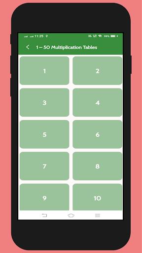 Maths Multiplication Tables Screenshot3