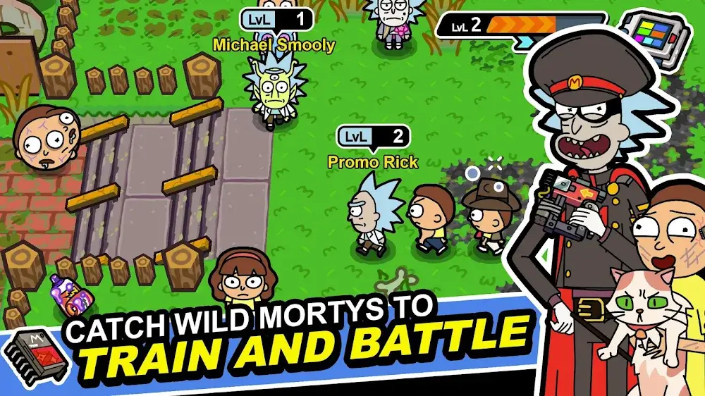 Rick and Morty: Pocket Mortys Screenshot1