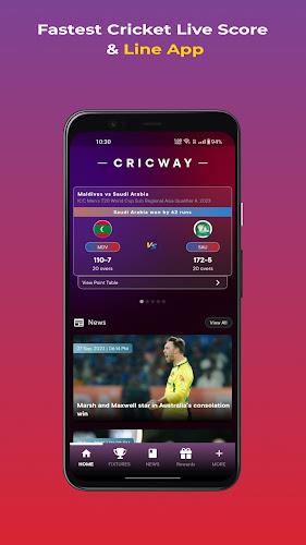 CricWay - Live Scores & Line Screenshot1